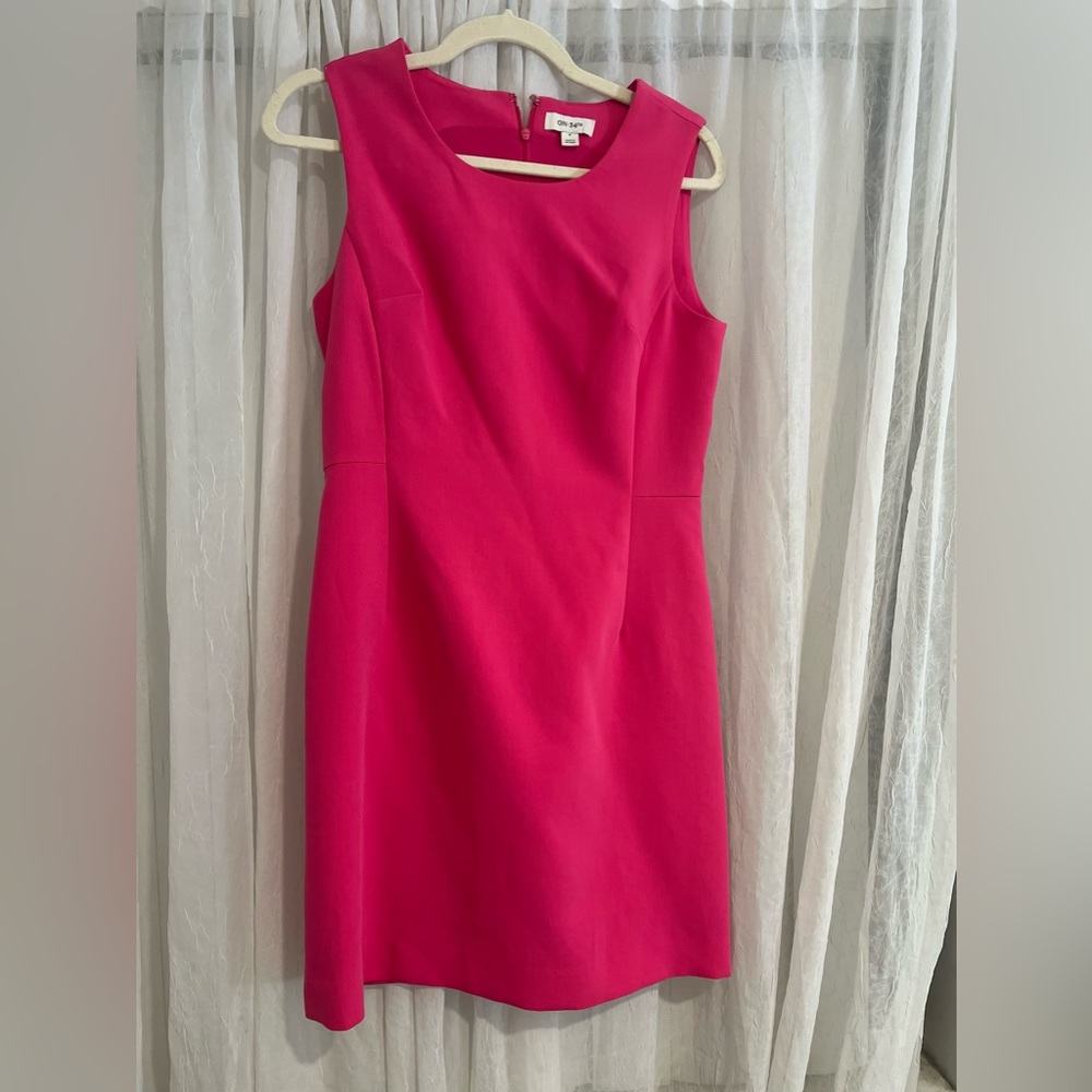 On 34th Hot Pink Sleeveless Dress Size 4
